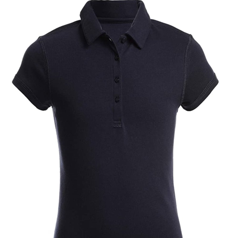 Girls' School Uniform Sensory-Friendly Short Sleeve Polo